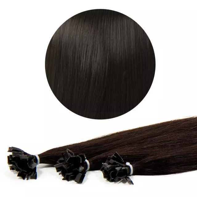 Keratin Extensions Premium 40cm 25st 1B#